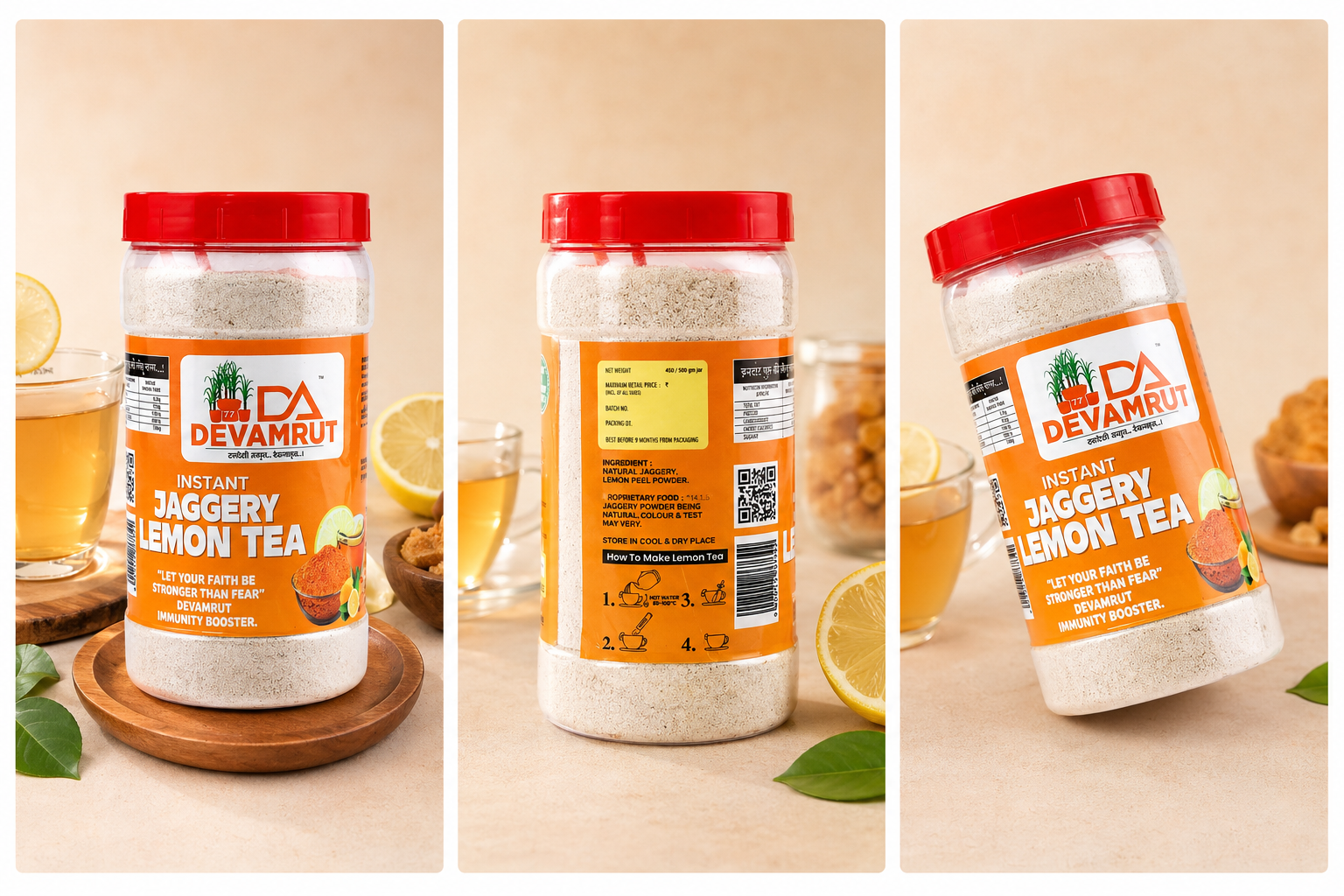 Lemon Tea Powder 450g (Refreshing Detox Blend)